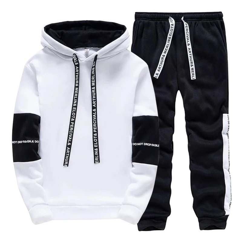 Men'S Fashion Trousers - Tracksuit for Man Casual Hooded Sweatshirts