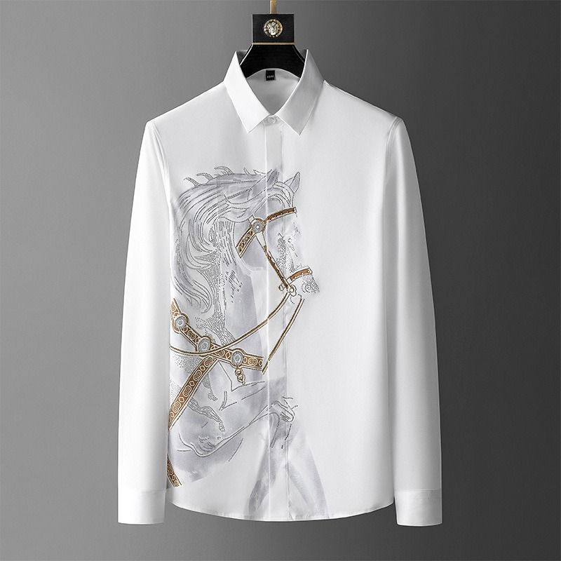 Dress Shirt Non-Iron - Dress White Shirts for Men Long