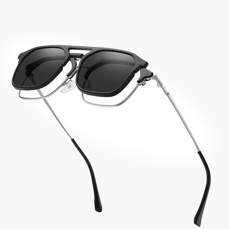 Men'S Fashion Glasses - Clip On Polarized Sun Glasses Man