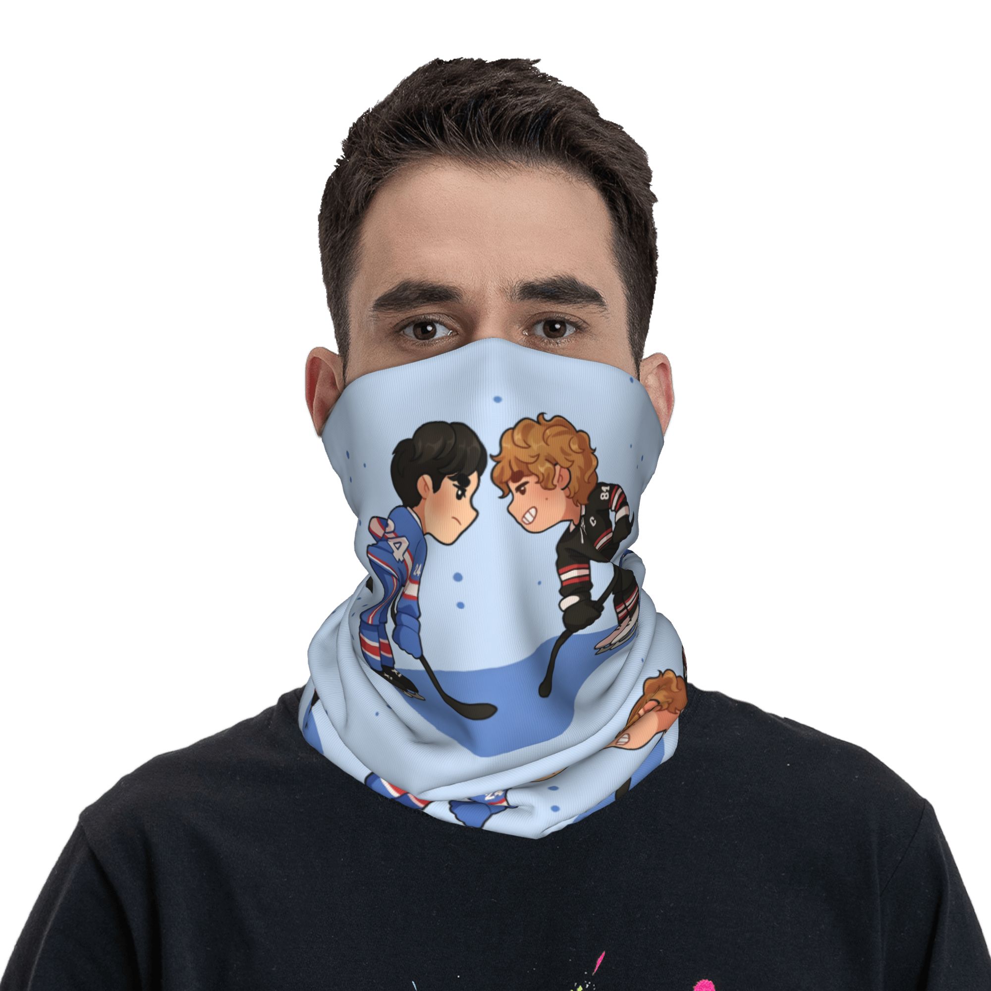 Men'S Fashion Rings - Custom Heated R-Rivalryes Bandana Neck Gaiter