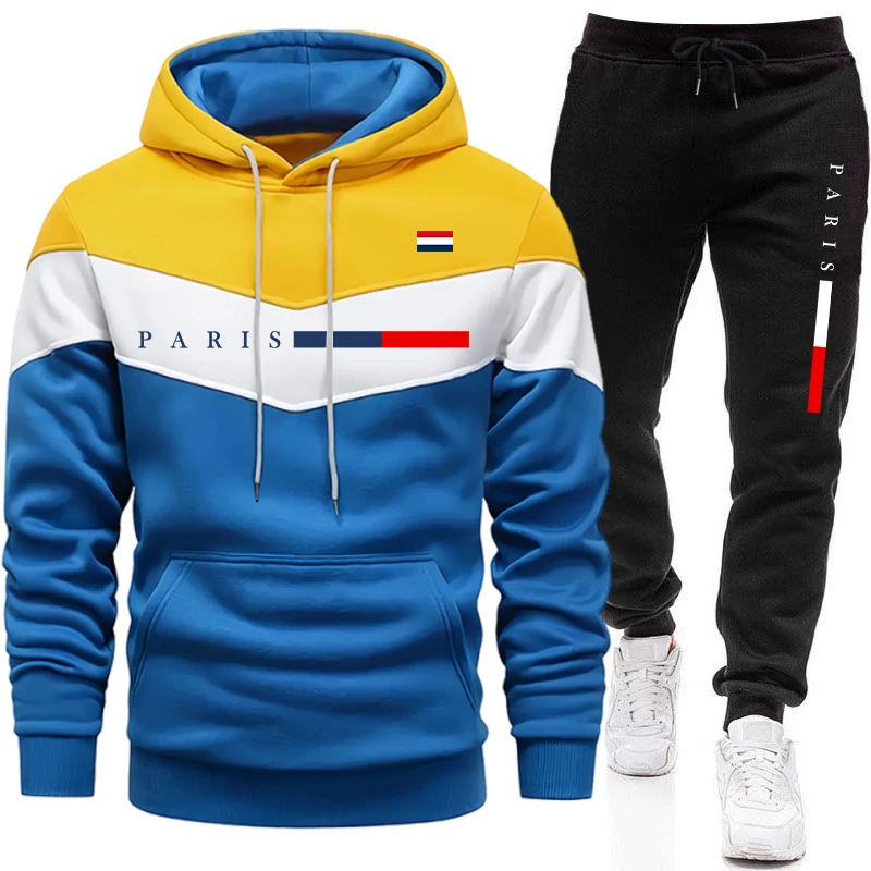 Men'S Fashion 2026 - Urban Casual Fashion Hoodie Sportswear Paris