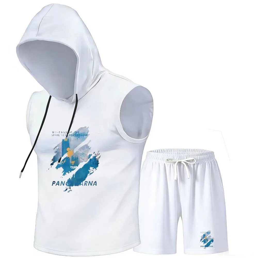 Men'S Fashion 2026 - 2026 Men's hooded top+shorts summer new