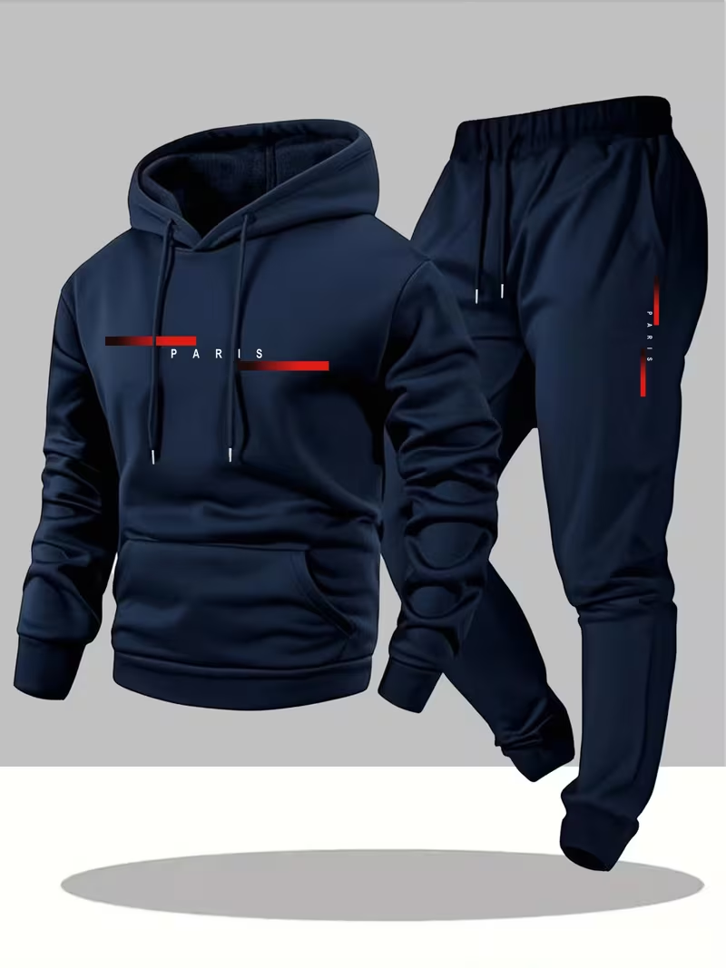 Men'S Fashion Trousers - Men's Bestselling Trendy Letter Print Set