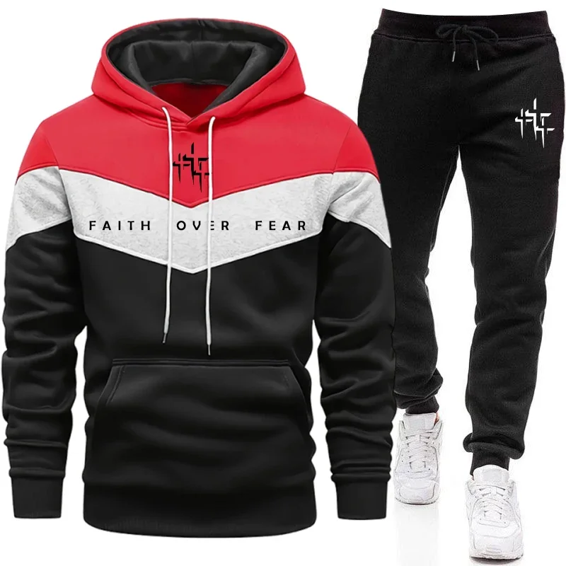 Faith Over Fear Men's Tracksui - Men'S Fashion Trousers 评论和价格