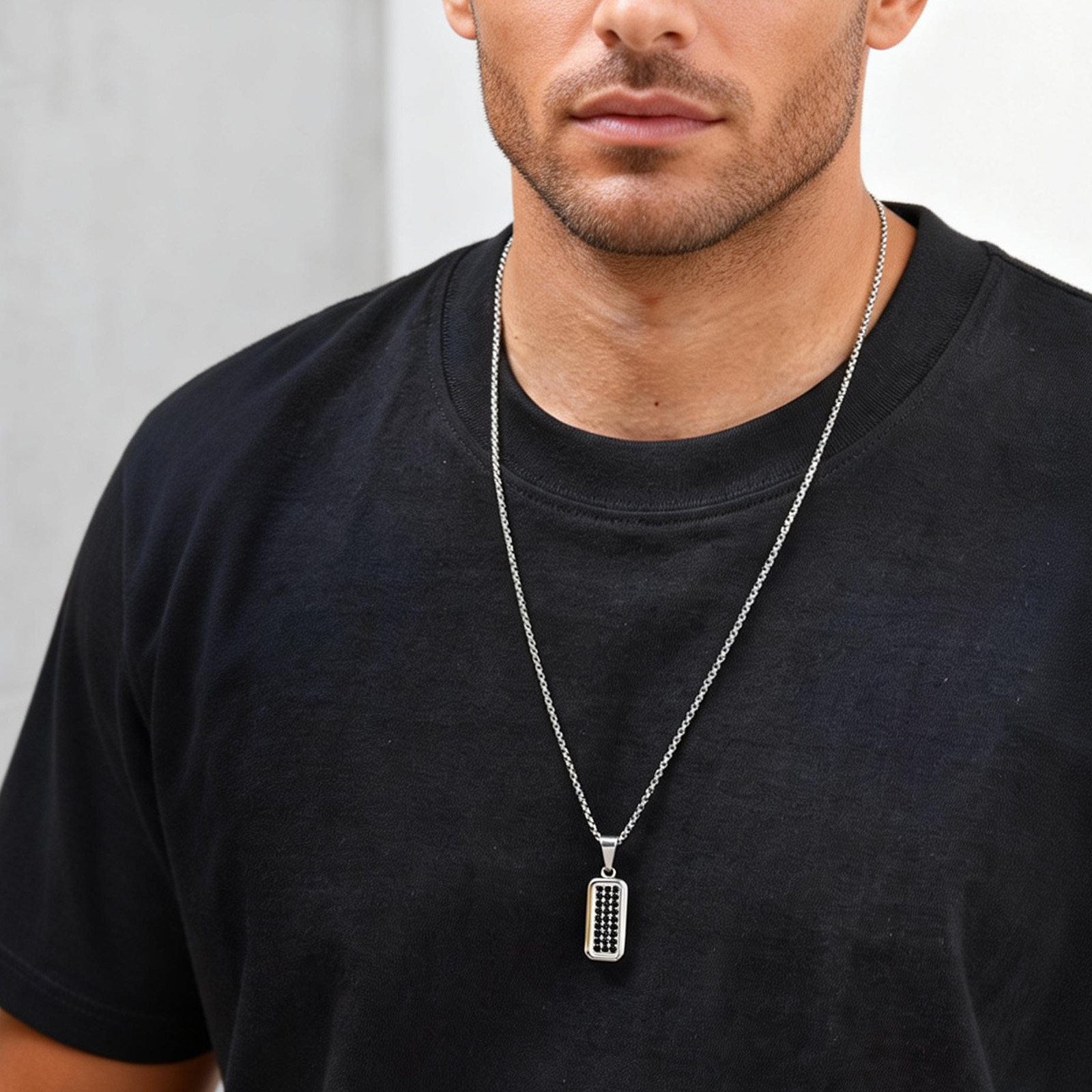Personalization Dog Tag Neckla - Men'S Fashion Everyday 评论和价格