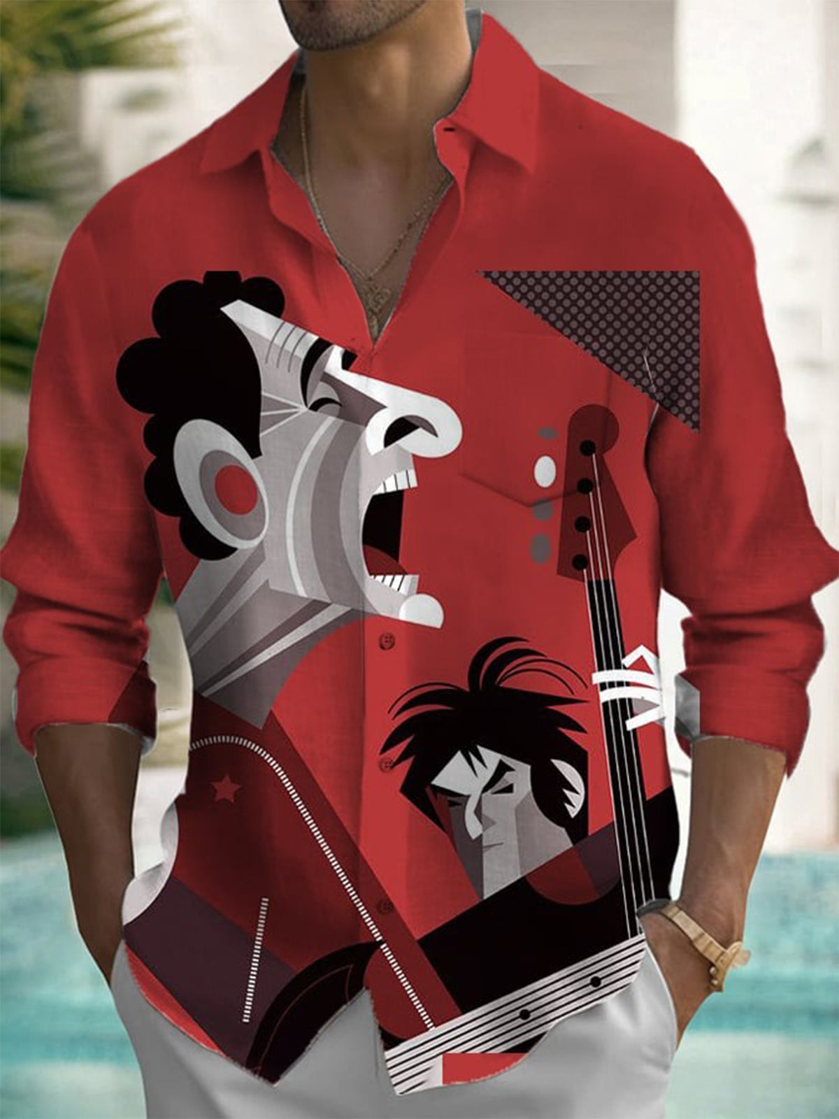 Men's Button-down Casual Shirt - Men'S Fashion Everyday 评论和价格