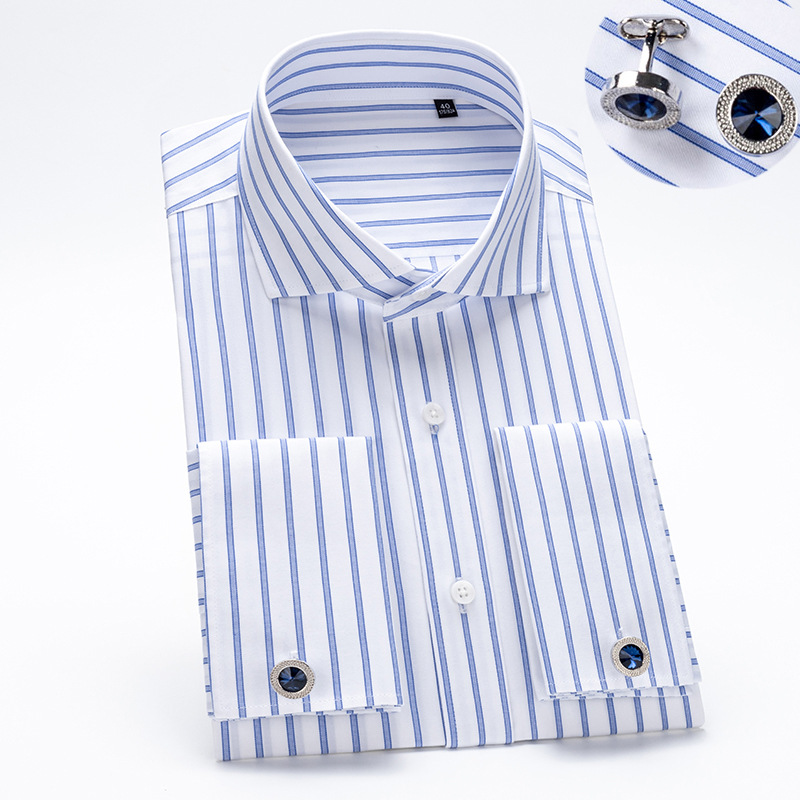 Luxury Windsor Collar Men's Co - Dress Shirt Non-Iron 评论和价格