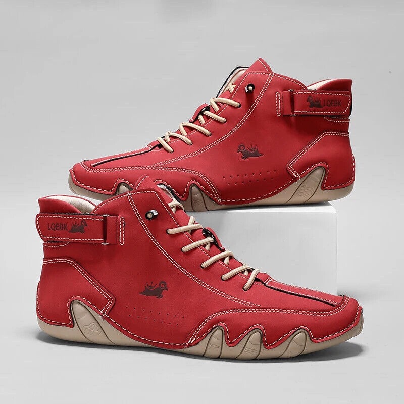Leather Casual Shoes Sneakers  - Casual Sneakers Men 评论和价格