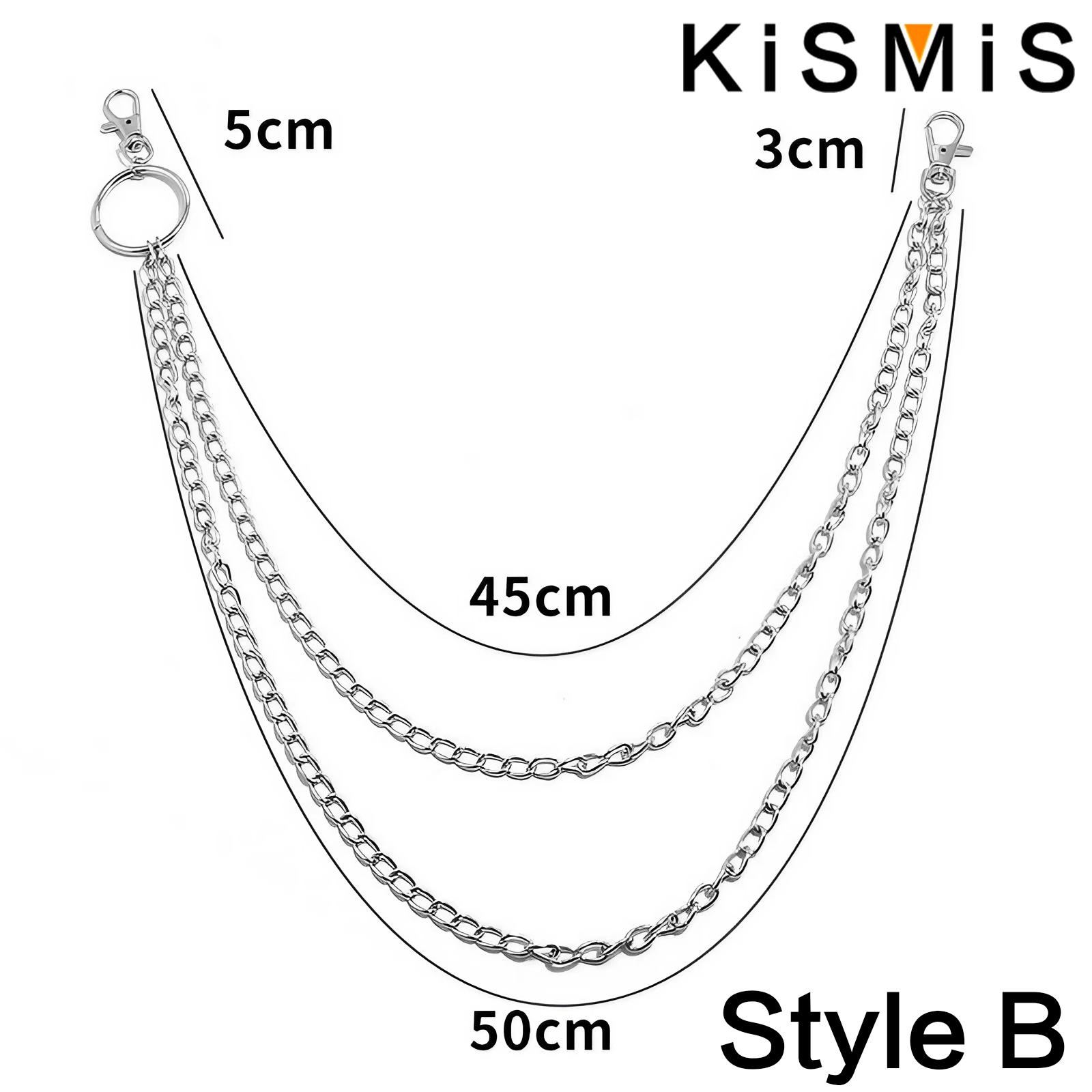 KISMIS 1PC Punk Street keychai - Men Fashion Key 评论和价格