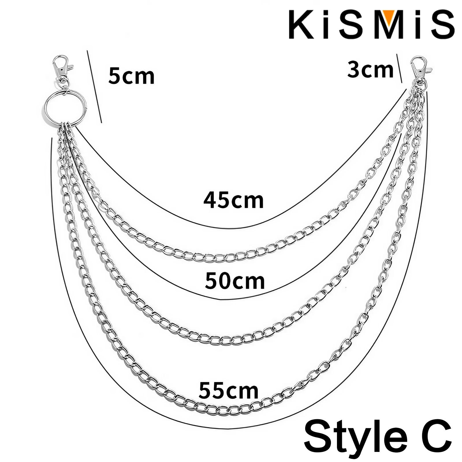KISMIS 1PC Punk Street keychai - Men Fashion Key 评论和价格