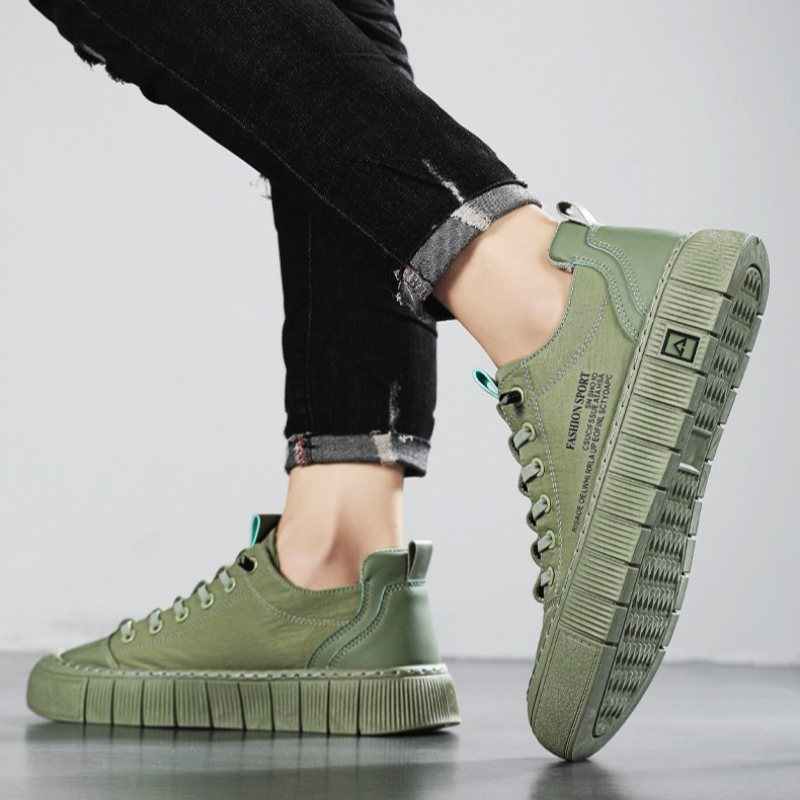 Men's Chunky Sole Low Top Canv - Casual Sneakers Men 评论和价格