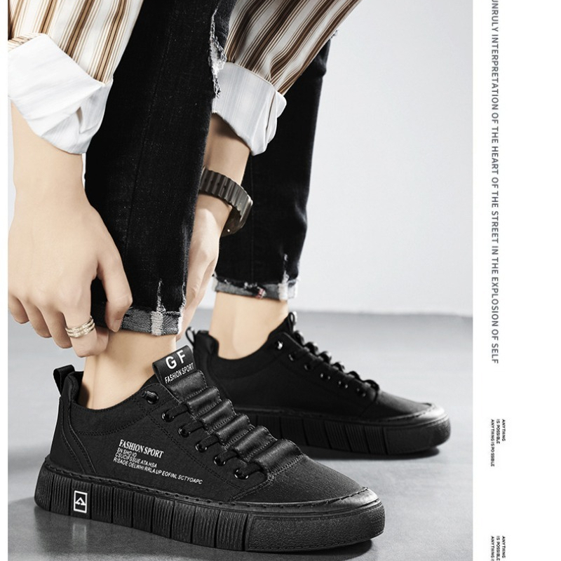 Men's Chunky Sole Low Top Canv - Casual Sneakers Men 评论和价格