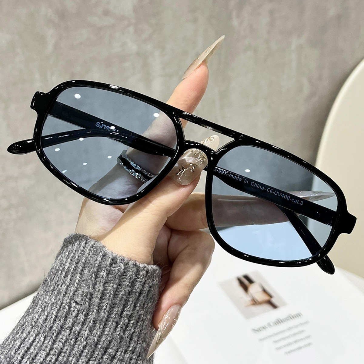 New Retro Oval Women Sunglasse - Men'S Fashion Glasses 评论和价格