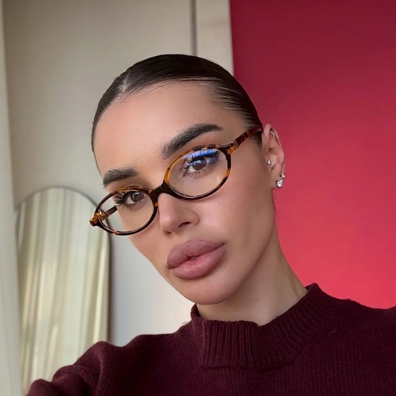 Vintage Oval Sunglasses Women  - Men'S Fashion Glasses 评论和价格