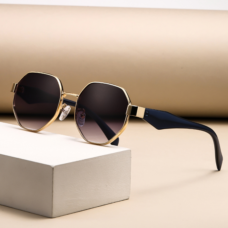 Retro Round Frame Large Frame  - Men'S Fashion Glasses 评论和价格