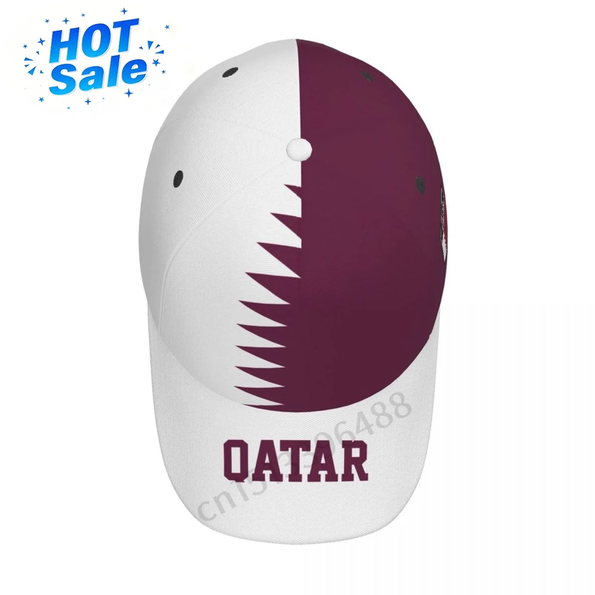 Custom Hats 2025 Qatar Flag 3D - Men'S Fashion Qatar 评论和价格