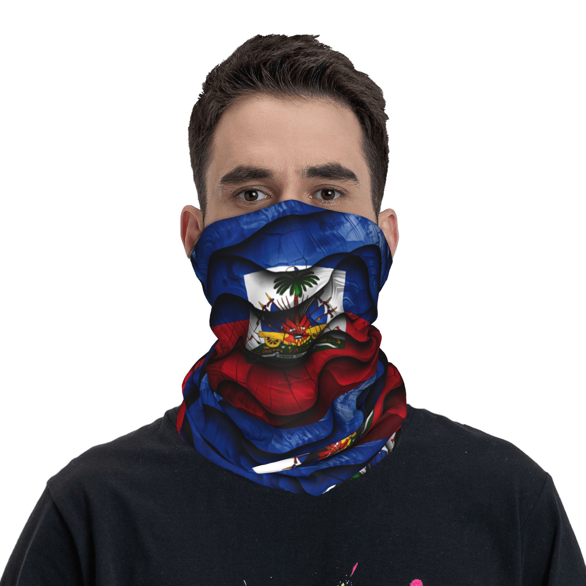 Haiti Flag Balaclava  Hunting  - Men'S Fashion Rings 评论和价格