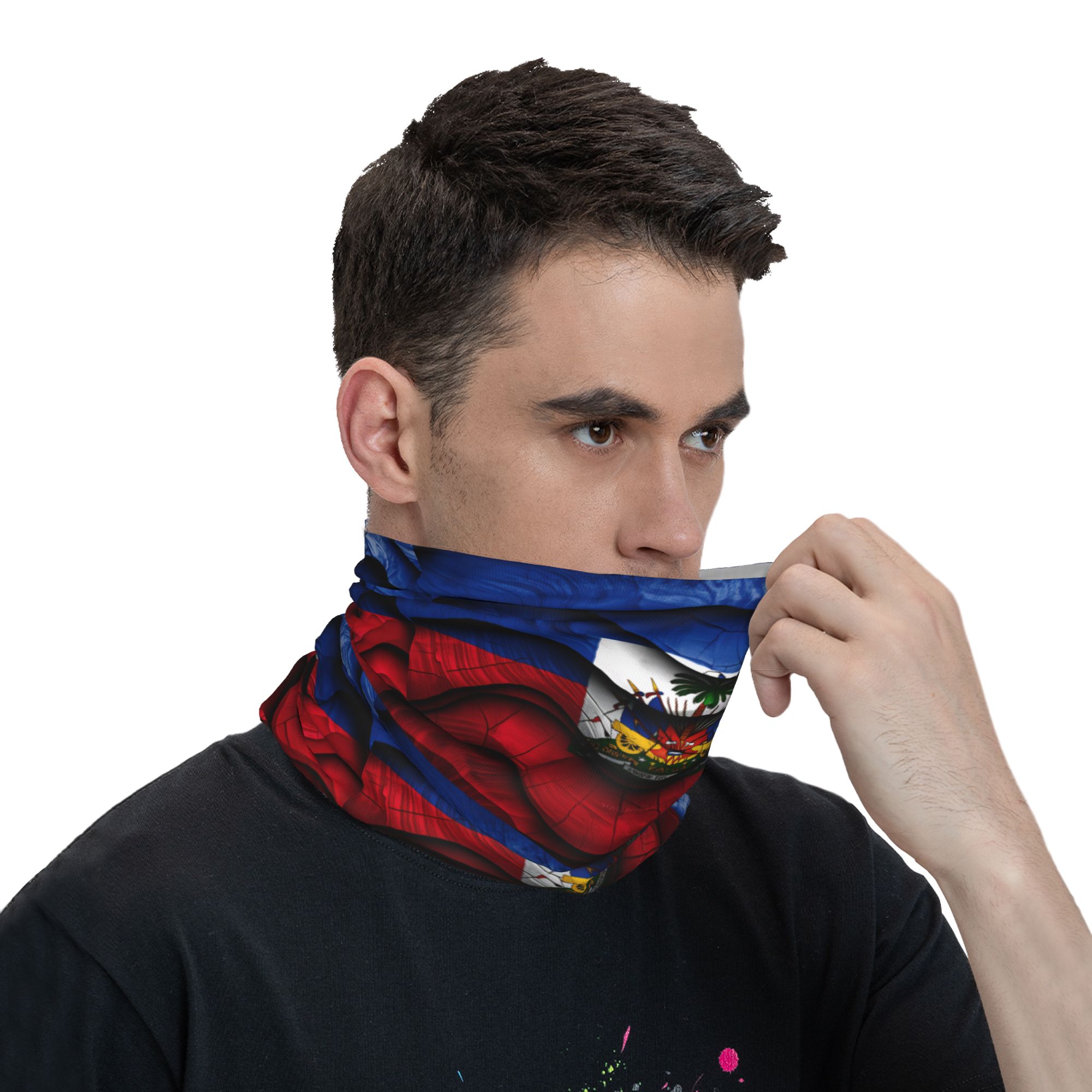 Haiti Flag Balaclava  Hunting  - Men'S Fashion Rings 评论和价格