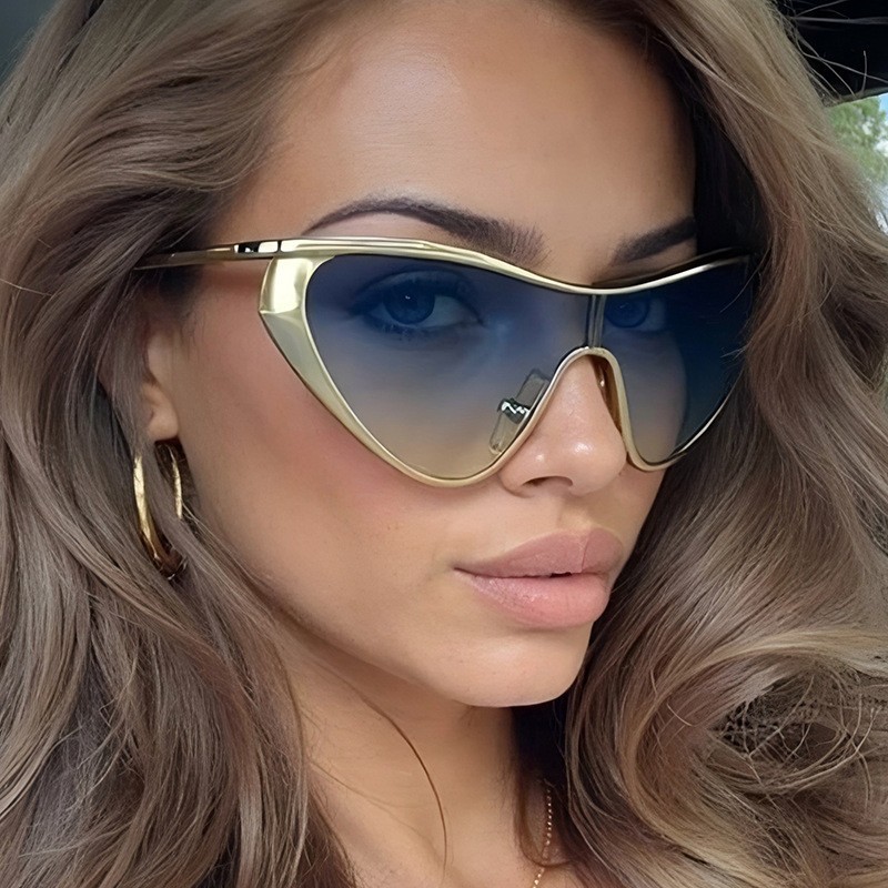 Rimless Y2K Style Sunglasses R - Men'S Fashion Glasses 评论和价格