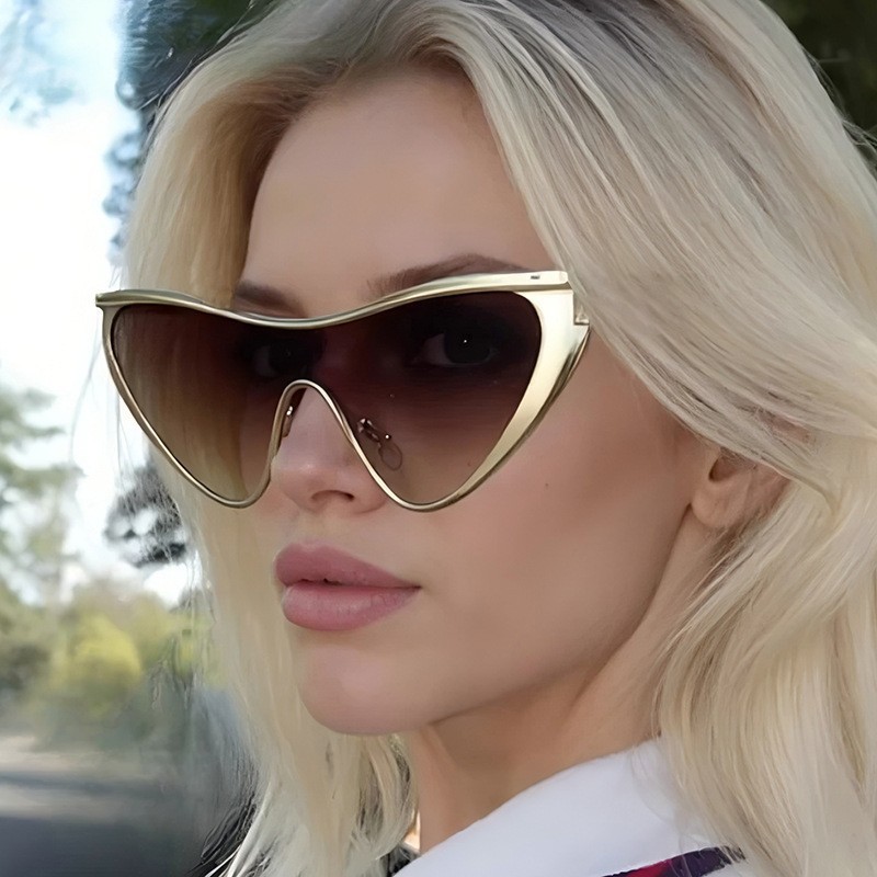 Rimless Y2K Style Sunglasses R - Men'S Fashion Glasses 评论和价格