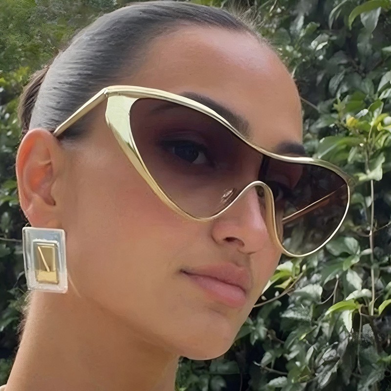 Rimless Y2K Style Sunglasses R - Men'S Fashion Glasses 评论和价格