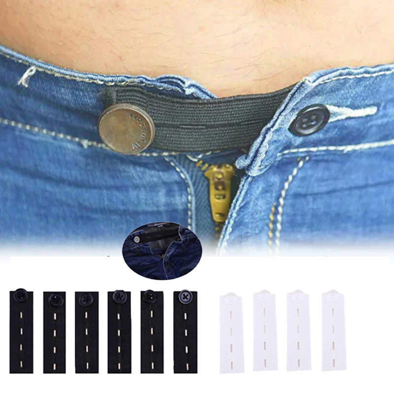 5pcs Pant Extender Belt Unisex - Men'S Fashion Nova Jeans 评论和价格