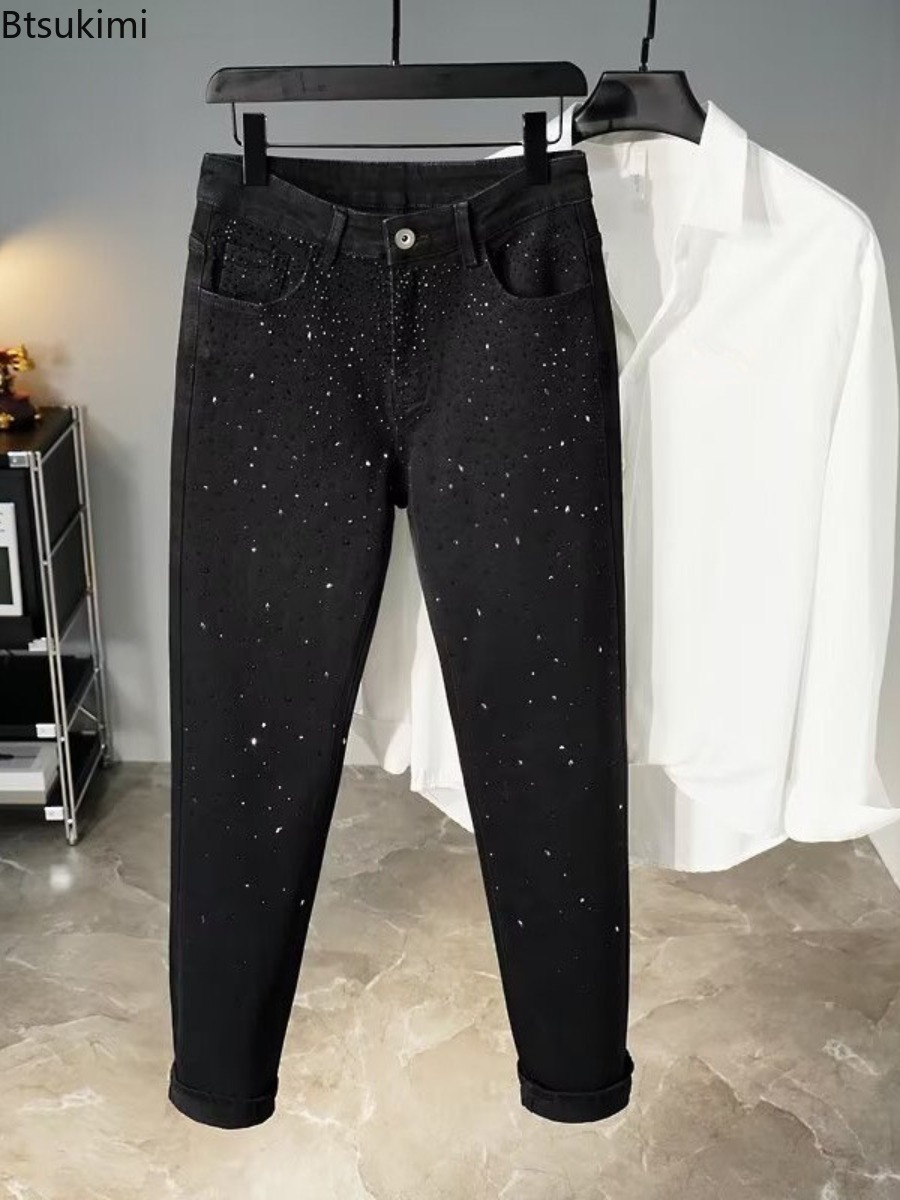2026 New Men's Black Jeans Fas - Men'S Fashion Nova Jeans 评论和价格