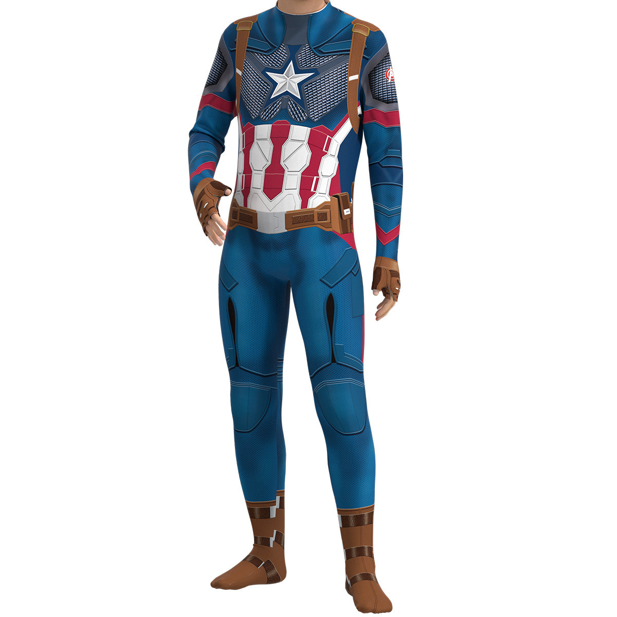 Halloween Cosplay Costume Capt - Mens Fashion Jumpsuit 评论和价格