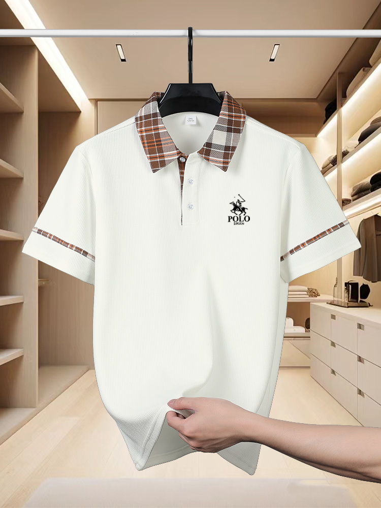 Men's Polo Shirt Golf Shirt Gr - Men'S Fashion Golf Clothing 评论和价格