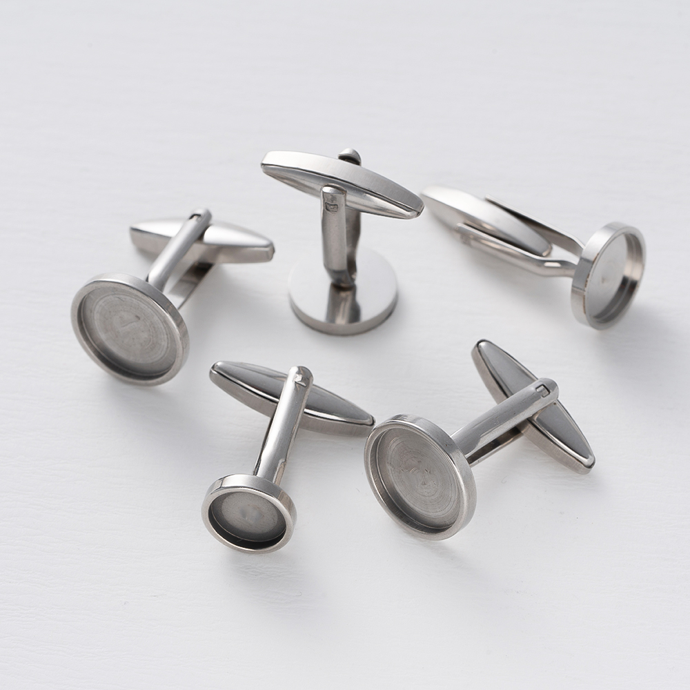5Pcs Stainless Steel Cufflinks - Men'S Fashion Rings 评论和价格
