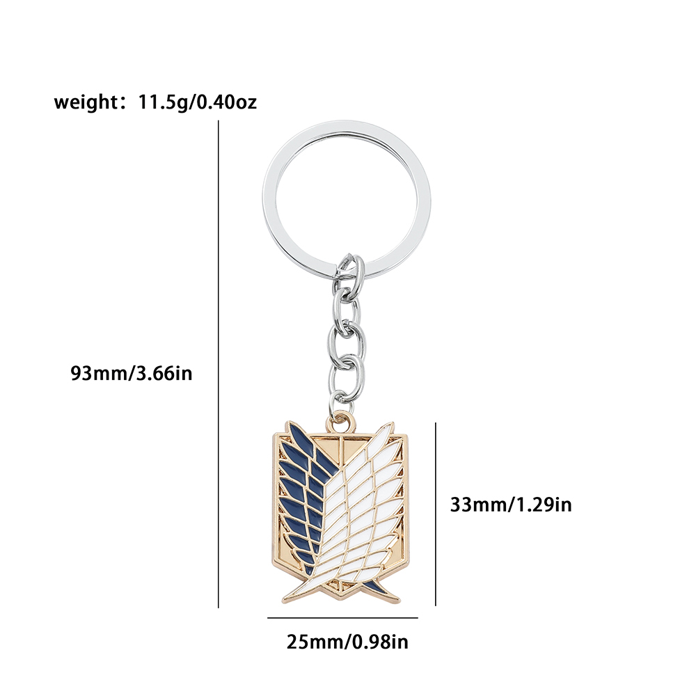Anime Attack on Titan Enamel B - Men Fashion Key 评论和价格