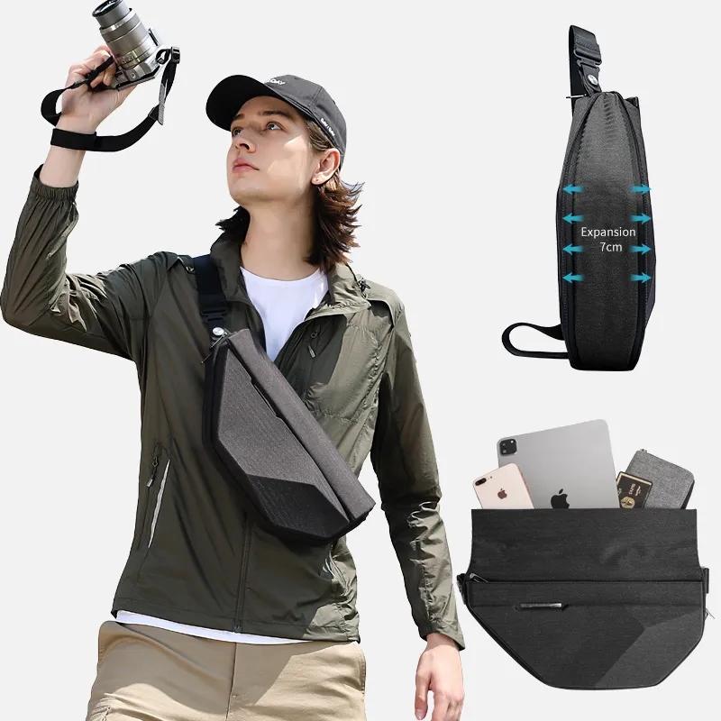 BANGE Cross Man Anti-theft Bag - Men Fashion Key 评论和价格