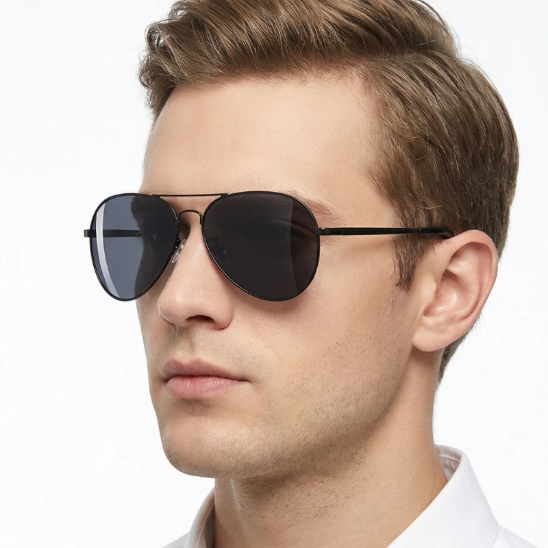 Classic Big Pilot Sunglasses M - Men'S Fashion Glasses 评论和价格
