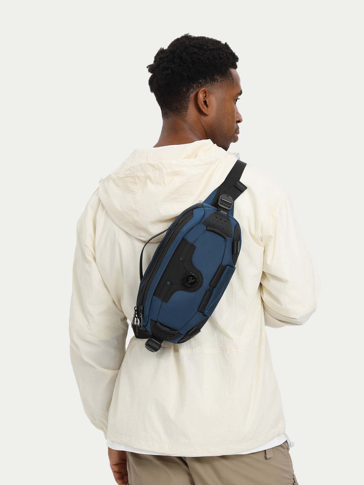 OZUKO Multi-function Chest Bag - Men Fashion Key 评论和价格