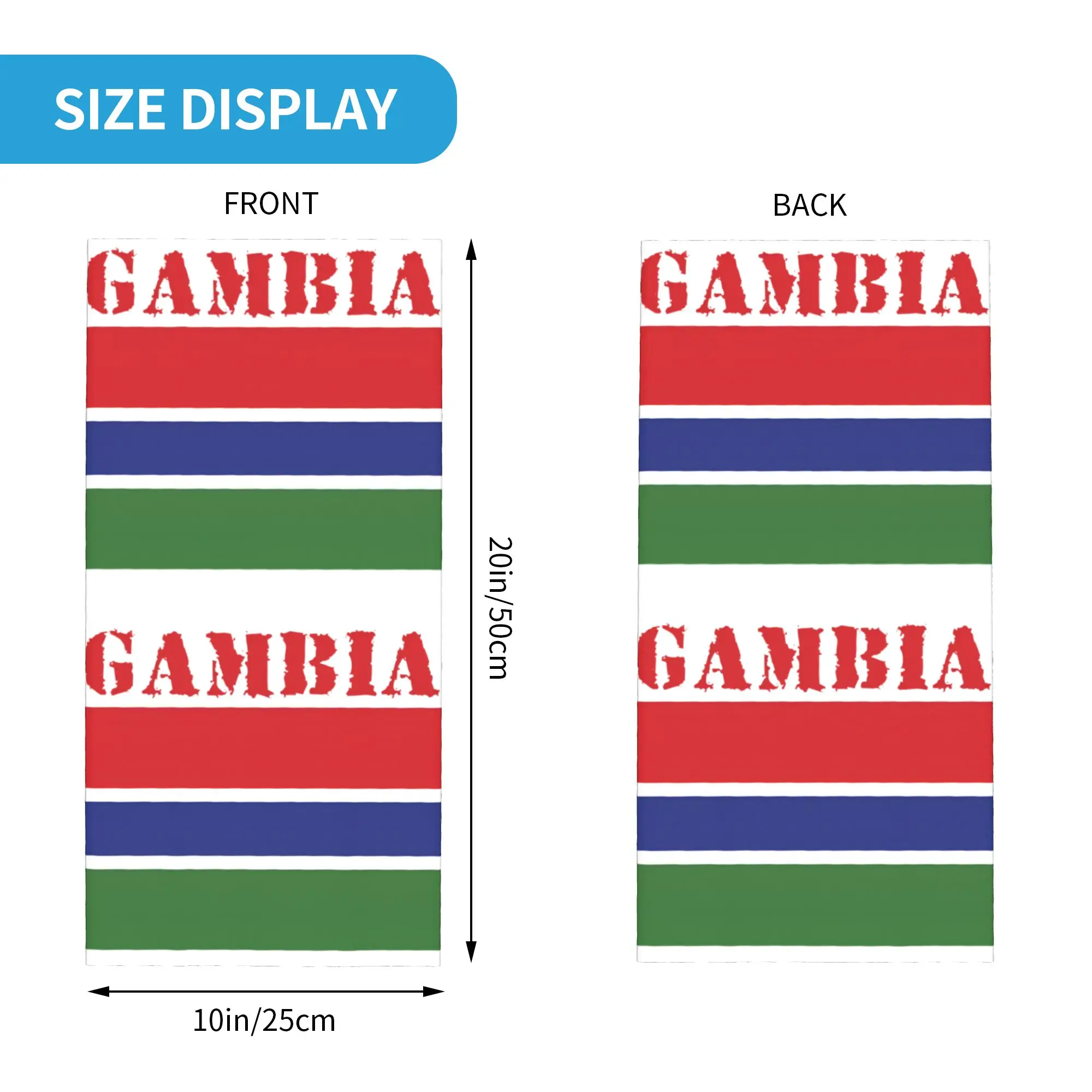 New Gambia Flag Bandana Winter - Men'S Fashion Rings 评论和价格