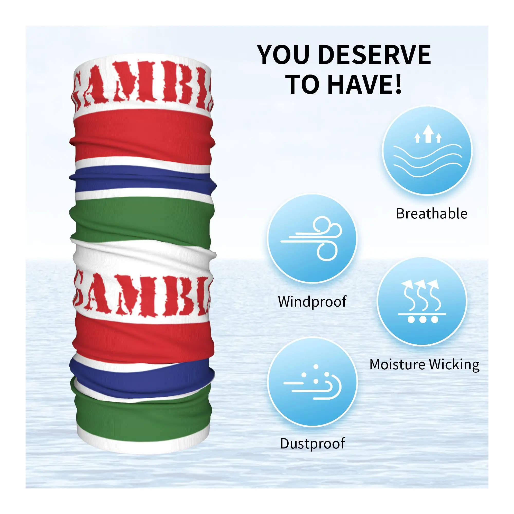 New Gambia Flag Bandana Winter - Men'S Fashion Rings 评论和价格