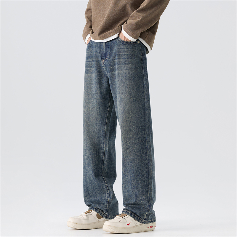 Vintage Wash Jeans Men's Autum - Men'S Fashion Nova Jeans 评论和价格