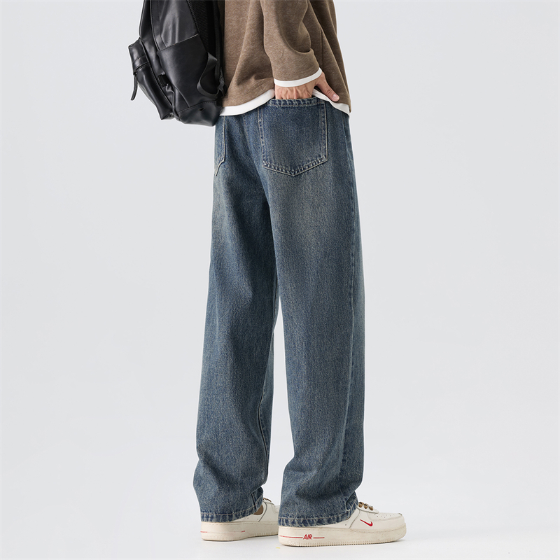 Vintage Wash Jeans Men's Autum - Men'S Fashion Nova Jeans 评论和价格