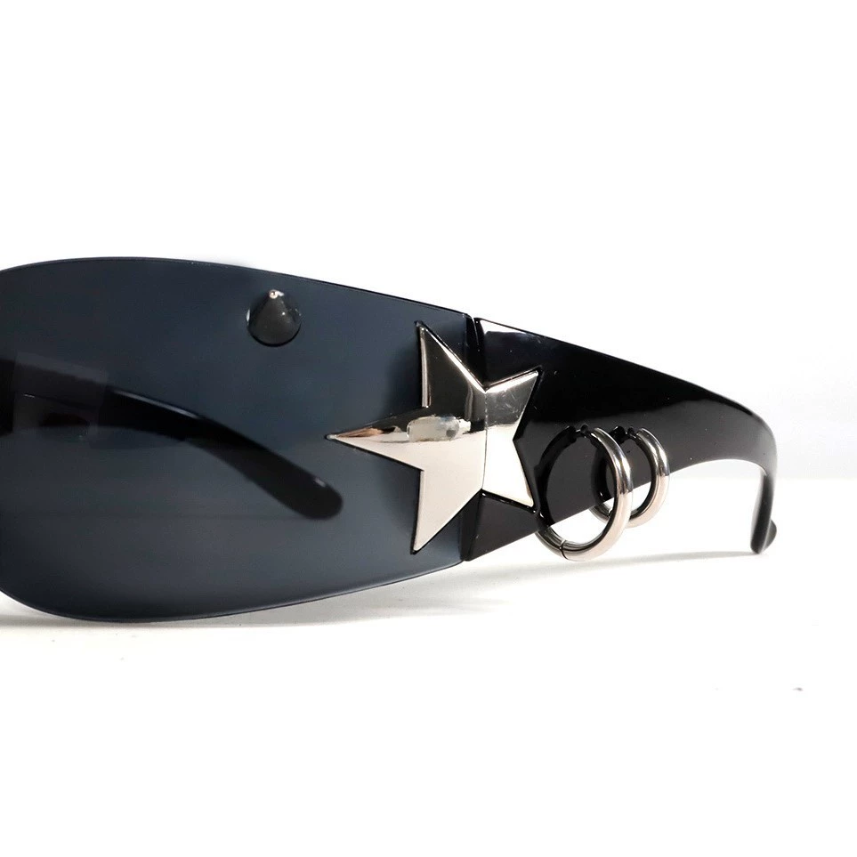 Rivet Punk Metal Star Frame Gl - Men'S Fashion Glasses 评论和价格