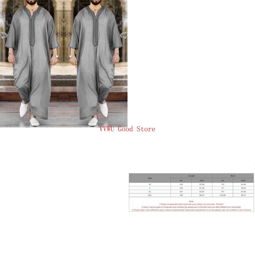 Men Islamic Arabic Kaftan Musl - Dubai Men'S Fashion 评论和价格