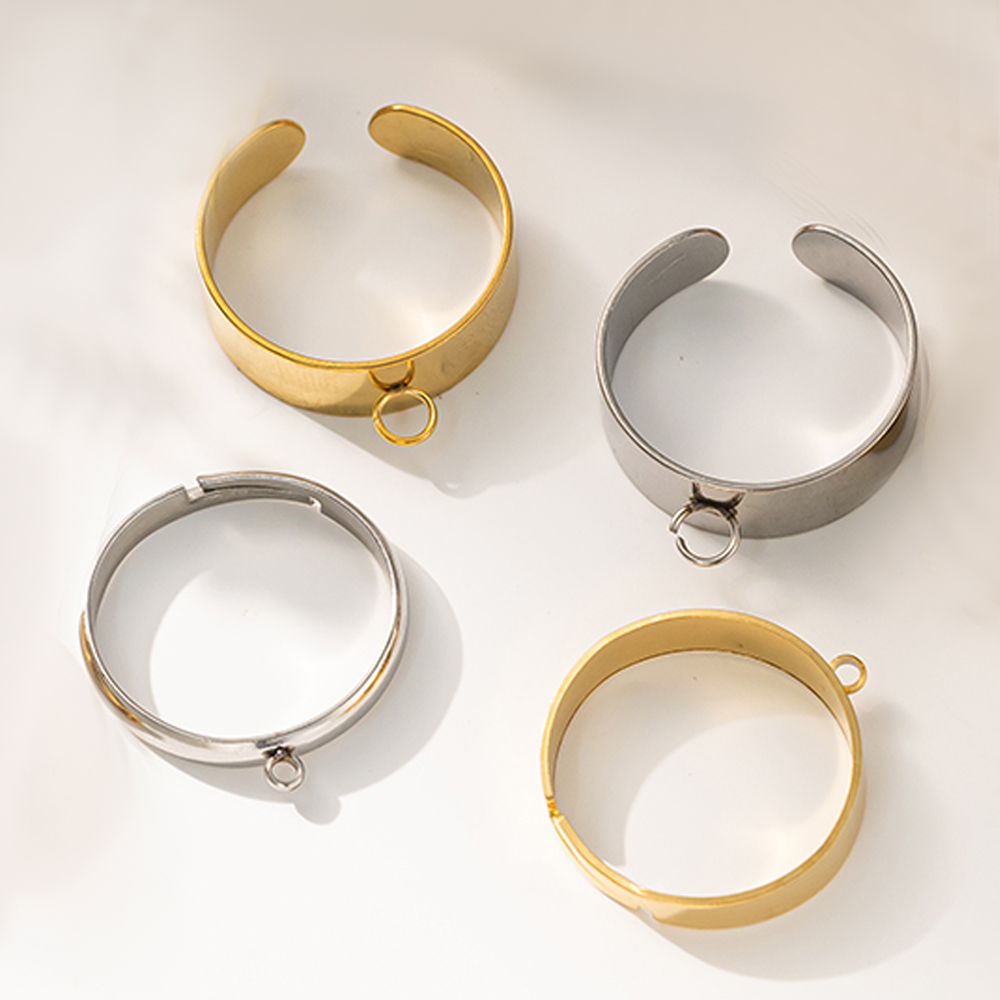 5pcs/Lot Stainless Steel Gold  - Men'S Fashion Rings 评论和价格