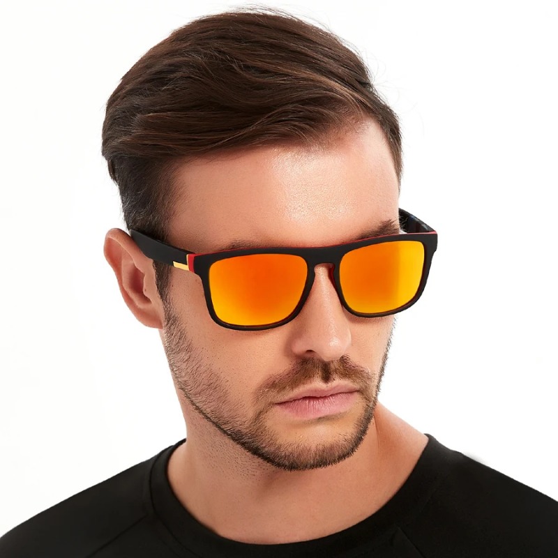 Fashion Vintage Square Sports  - Men'S Fashion Glasses 评论和价格