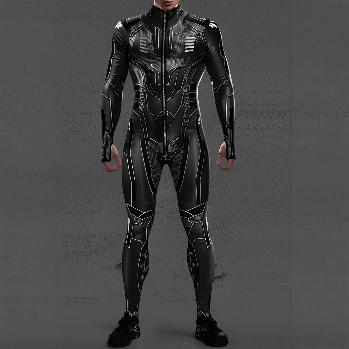 Steampunk CyberPunk Futuristic - Mens Fashion Jumpsuit 评论和价格