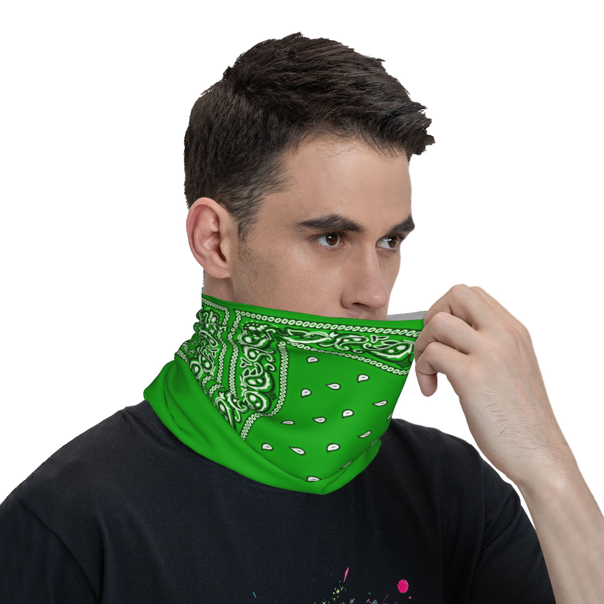 green Bandana  Cool Cycling Ma - Men'S Fashion Rings 评论和价格