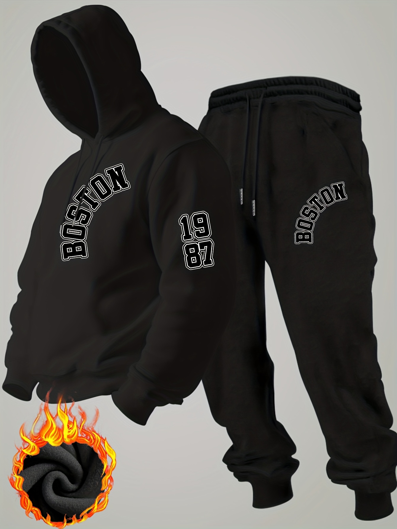 2026 new Men Winter Fleece Hoo - Men'S Fashion 2026 评论和价格