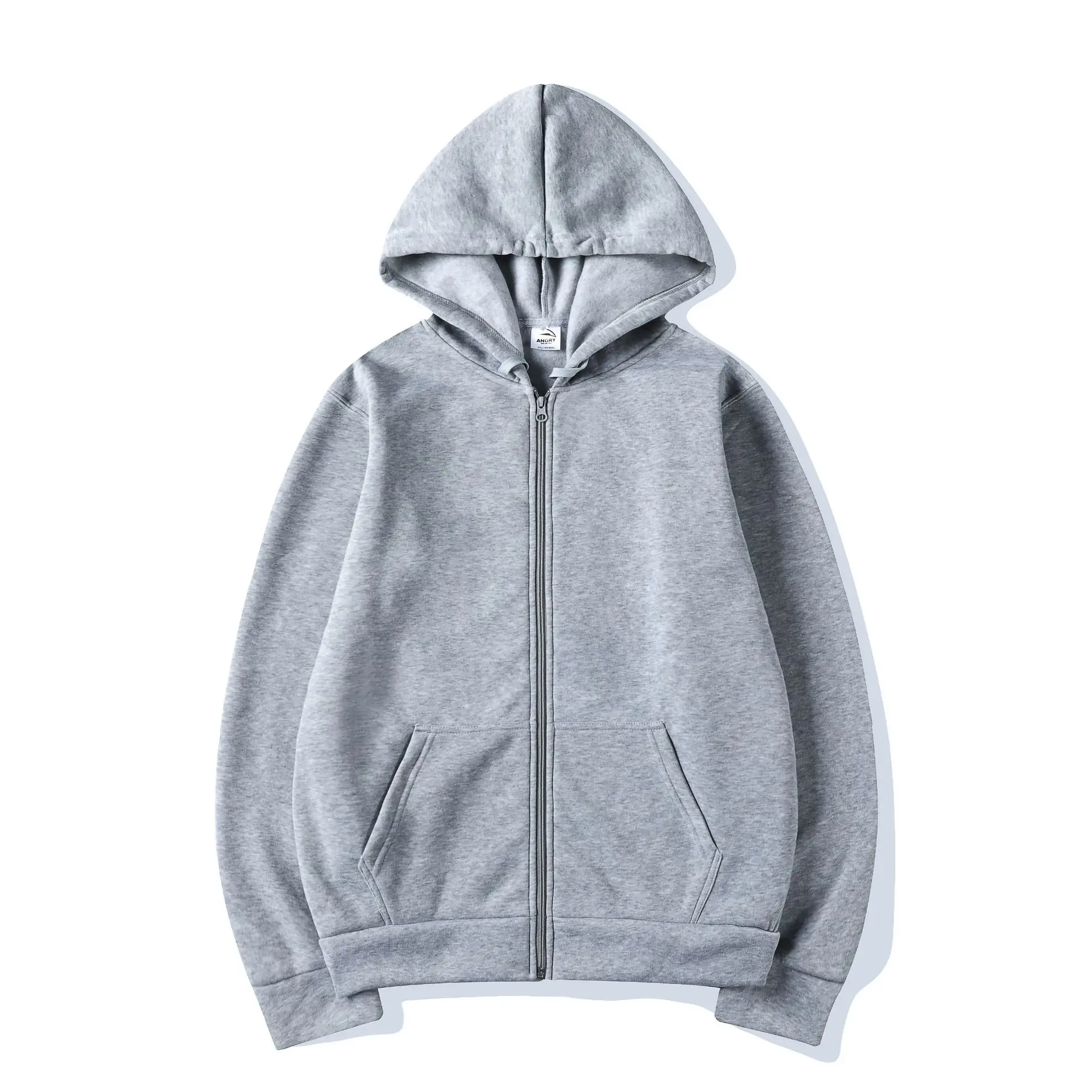 High Street Hoodie Men Solid C - Mens Fashion Zip Up Hoodies 评论和价格