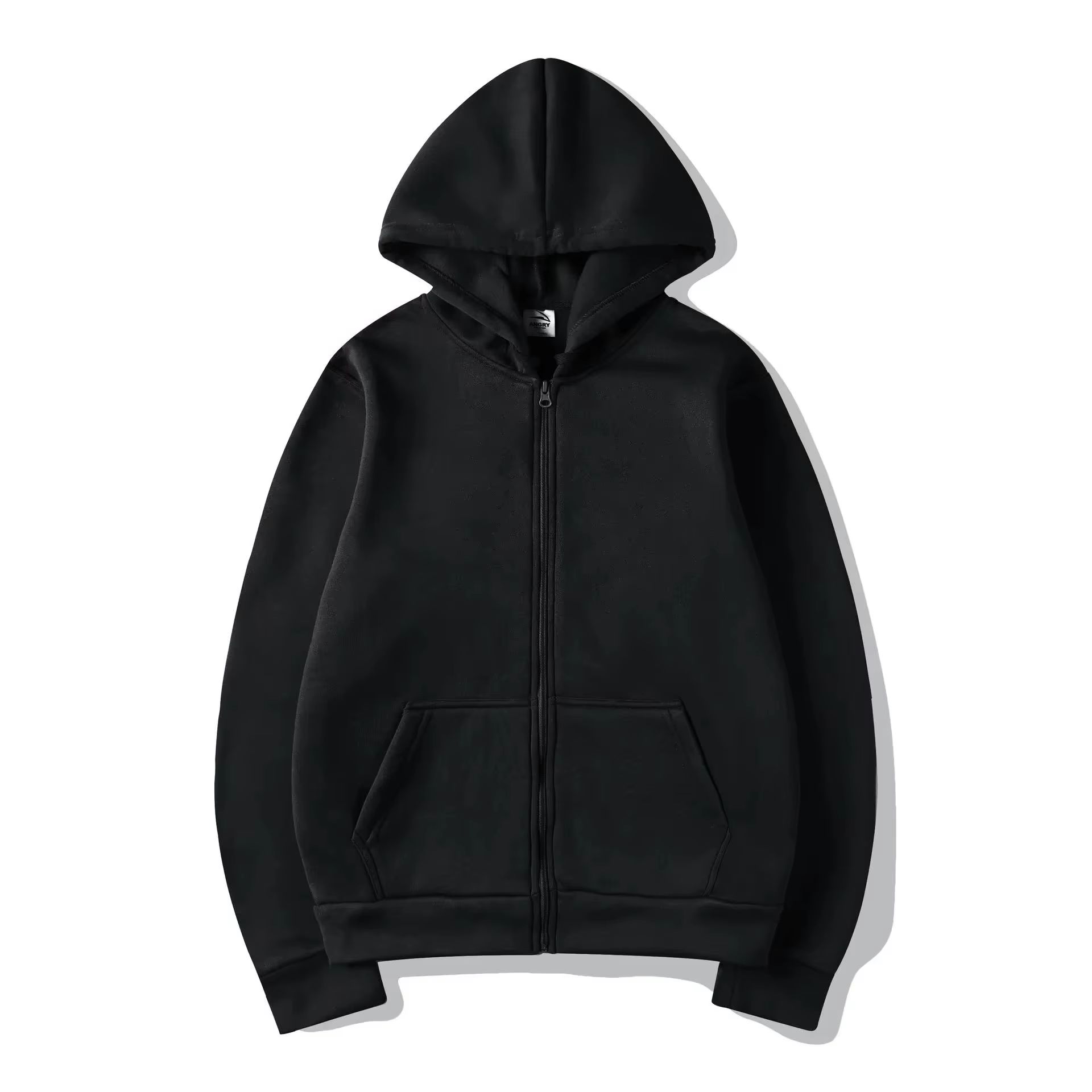 High Street Hoodie Men Solid C - Mens Fashion Zip Up Hoodies 评论和价格