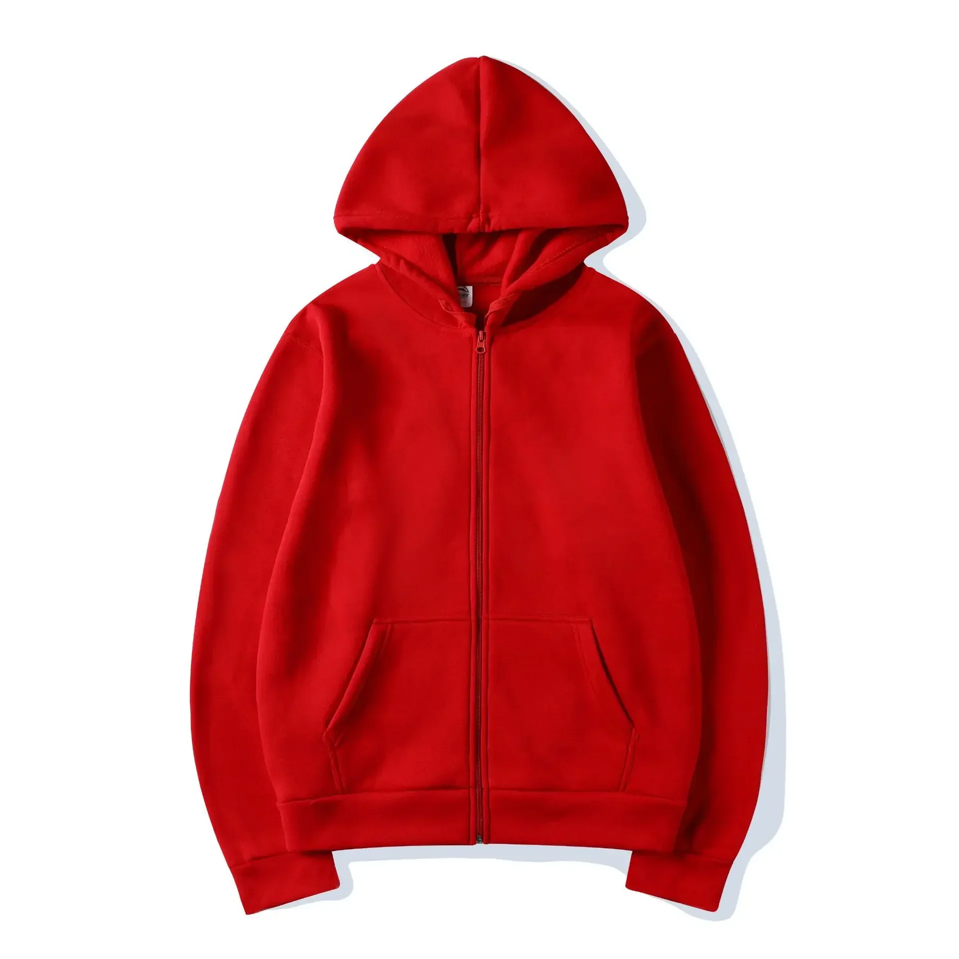 High Street Hoodie Men Solid C - Mens Fashion Zip Up Hoodies 评论和价格
